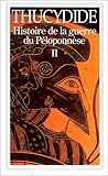 Histoire de la guerre du Péloponnèse -- Tome 2
